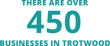 there are over 450 businesses in Trotwood