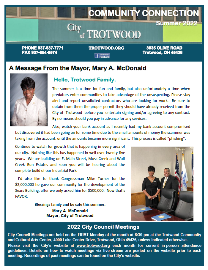 2022 summer newsletter - cover