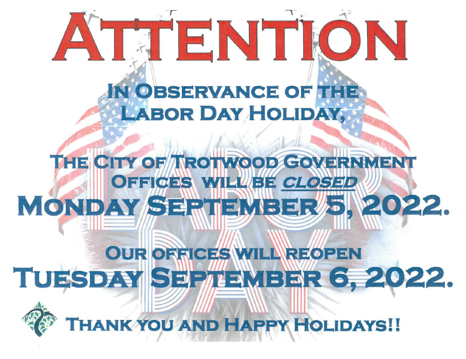 Labor Day Office Closure '22