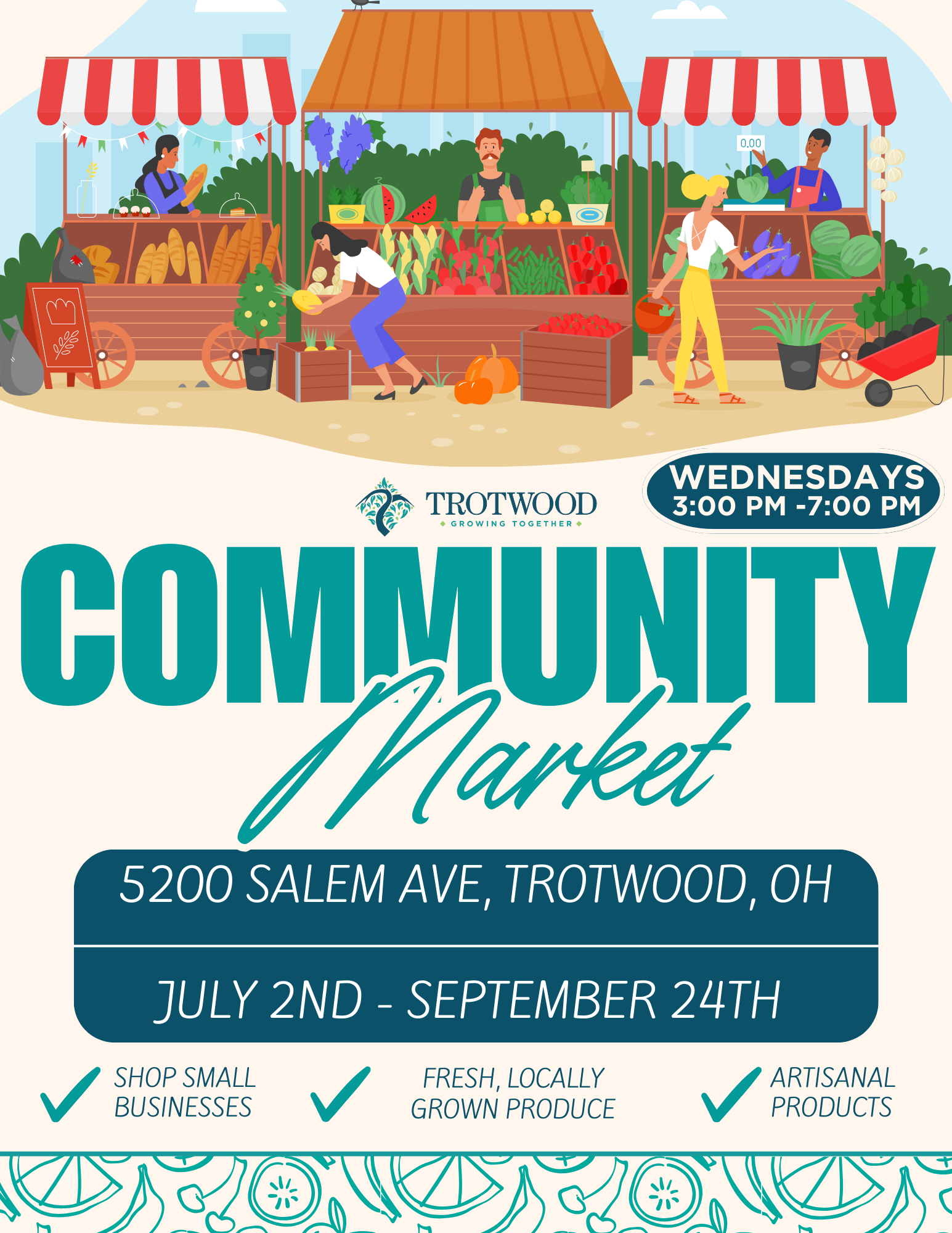 Trotwood Farmers Market flyer